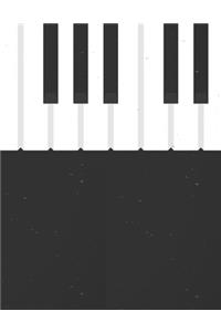 Piano Sheet Music Blank Notebook