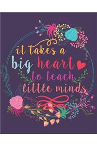 It Takes a Big Heart to Teach Little Minds