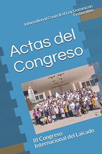 Actas del Congreso