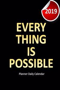 Planner Daily Calendar 2019