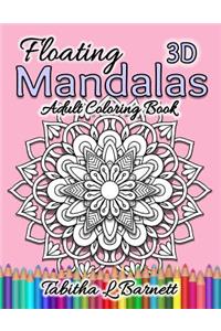 Floating Mandalas Adult Coloring Book