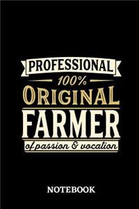 Professional Original Farmer Notebook of Passion and Vocation