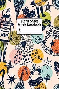 Blank Sheet Music Notebook