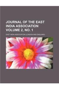 Journal of the East India Association Volume 2,