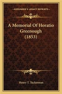 Memorial of Horatio Greenough (1853)