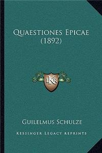 Quaestiones Epicae (1892)