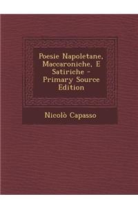 Poesie Napoletane, Maccaroniche, E Satiriche