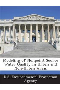 Modeling of Nonpoint Source Water Quality in Urban and Non-Urban Areas