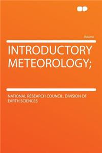 Introductory Meteorology;