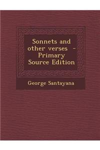 Sonnets and Other Verses - Primary Source Edition