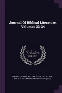 Journal Of Biblical Literature, Volumes 33-34