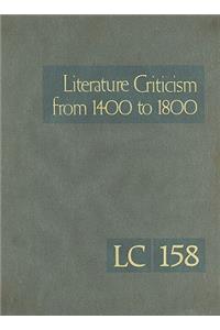 Literature Criticism from 1400 to 1800