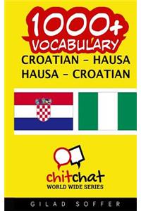 1000+ Croatian - Hausa Hausa - Croatian Vocabulary