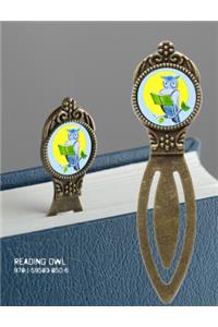 Book Lover's Bookmark - Reading Owl