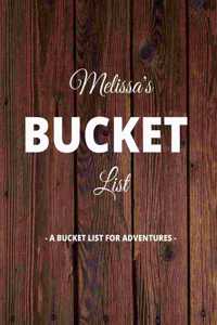 Melissa's Bucket List