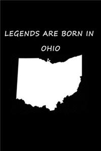 Custom Home State notebook custodian and Personalized gift Ohio state notebook