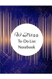Waitress To Do List Notebook