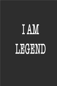I am legend Notebook Birthday Gift