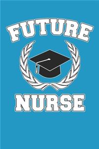 Future Nurse Notebook, 6x9 Inch, 100 Page, Blank Lined, College Ruled Journal