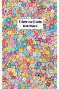 School Subjects NoteBook