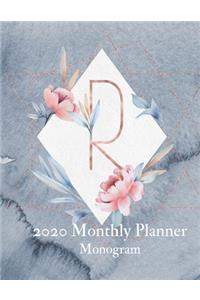 2020 Monthly Planner Monogram
