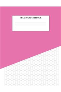 Hexagonal Notebook: Graph Paper Sheets For Organic Chemistry, Biochemistry, Gaming, Mapping, Structuring, Sketches, and Drawing Composition Notepad