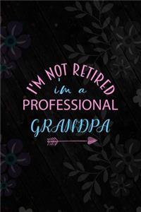 I'm Not Retired I'm A Professional Grandpa