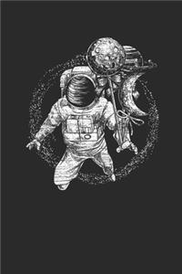 Astronaut With Candy Planets