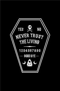 Yes No Never Trust The Living 1 2 3 4 5 6 7 8 9 0 Good Bye
