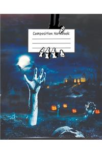 Zombie Night College Ruled Journal