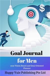 Goal Journal for Men: 2020 Vision Board and Goal Oriented Planner