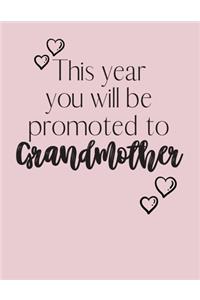 This year you will be promoted to Grandmother Diary