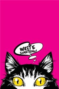 Black Cat Journal for Kids Pink Composition Book Cat Collection