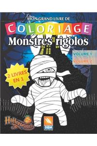 Monstres Rigolos - 2 livres en 1 - Volume 1 + Volume 2