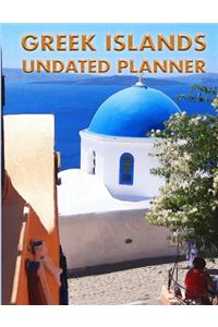Greek Islands Undated Planner