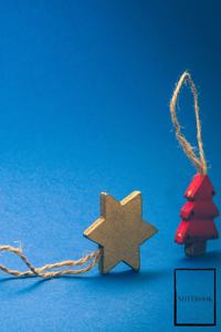 Christmas Time Sketchbook Blank Notebook Drawing Pad