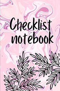 Checklist Notebook