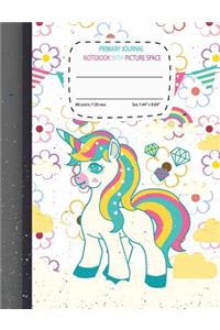primary journal notebook with picture space