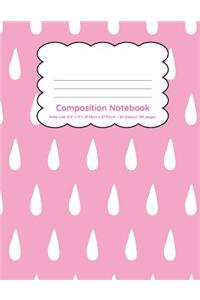 Composition Notebook Wide Ruled 120 pages