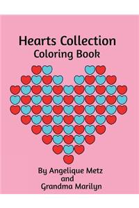 Hearts Collection Coloring Book
