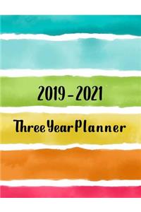 2019-2021 Three Year Planner