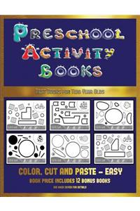 Best Books for Two Year Olds (Preschool Activity Books - Easy): 40 black and white kindergarten activity sheets designed to develop visuo-perceptual skills in preschool children.