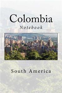 Colombia: South America Notebook