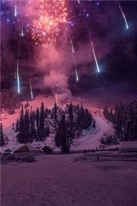 Winter Photo Journal Snow Fireworks