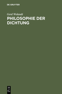 Philosophie der Dichtung