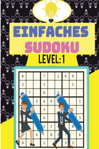 Einfaches Sudoku-Rätselbuch zum Entspannen und Stressabbau