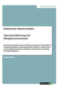 Operationalisierung des Metaphernverstehens