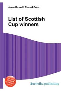 List of Scottish Cup Winners