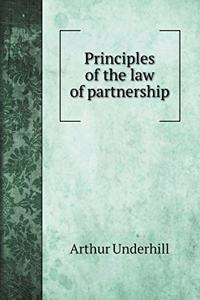 Principles of the law of partnership