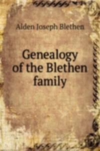 Genealogy of the Blethen family
